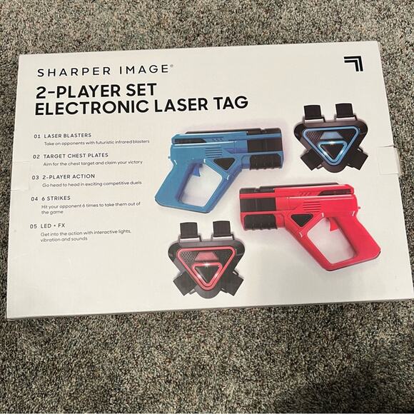 NEW Sharper Image Electronic Laser Tag Game Set 2 Player NWT - Picture 2 of 8